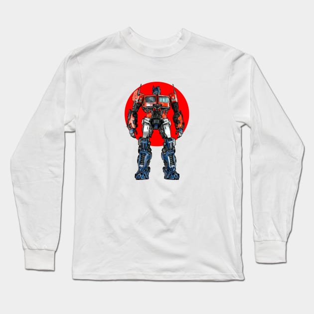 Optimus Long Sleeve T-Shirt by arxitrav